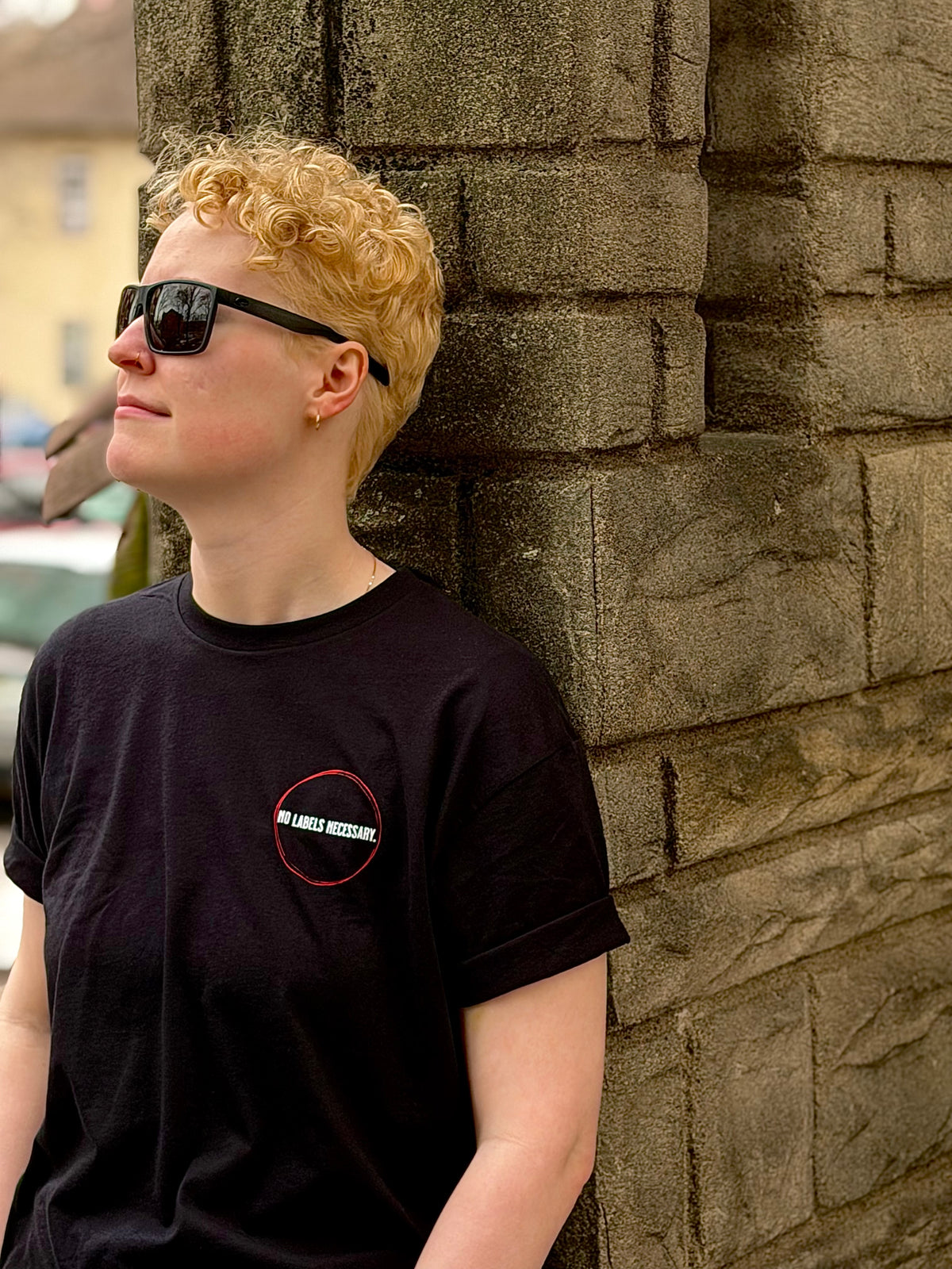 "No Labels. No Apologies." Tee